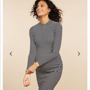 Two stretchy cotton maternity dresses